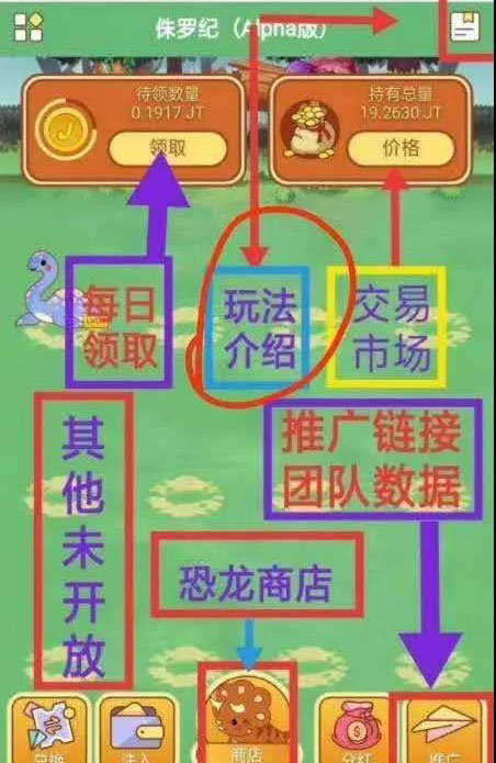 加密猫团队开发的史诗级零撸项目-侏罗纪世界,币价持续上涨中